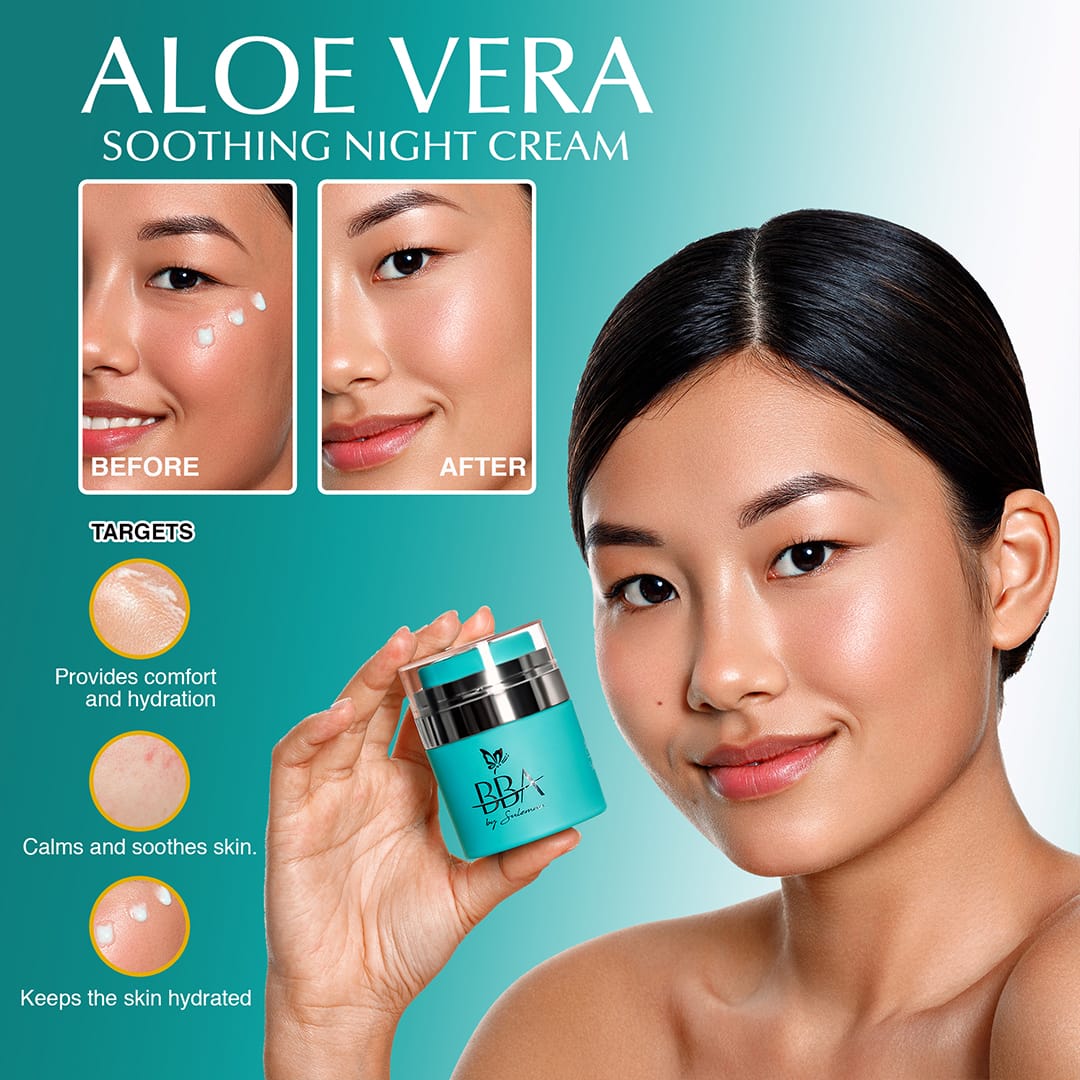 NIGHT CREAM ALOE VERA - SOOTHING NIGHT CREAM (for all skin type)
