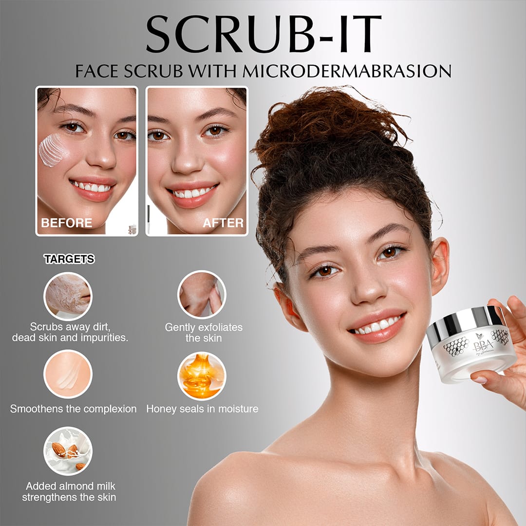scrub SCRUB-IT FACE SCRUB WITH MICRODERMABRASION