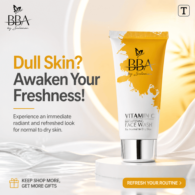 VITAMIN C - BRIGHTENING FACE WASH (For Normal to Dry Skin)