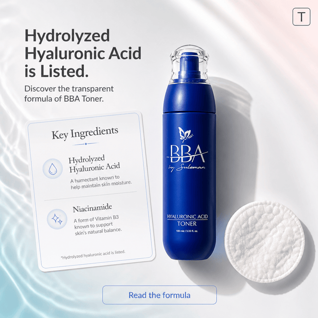 HYALURONIC ACID - TONER ( For all skin types)