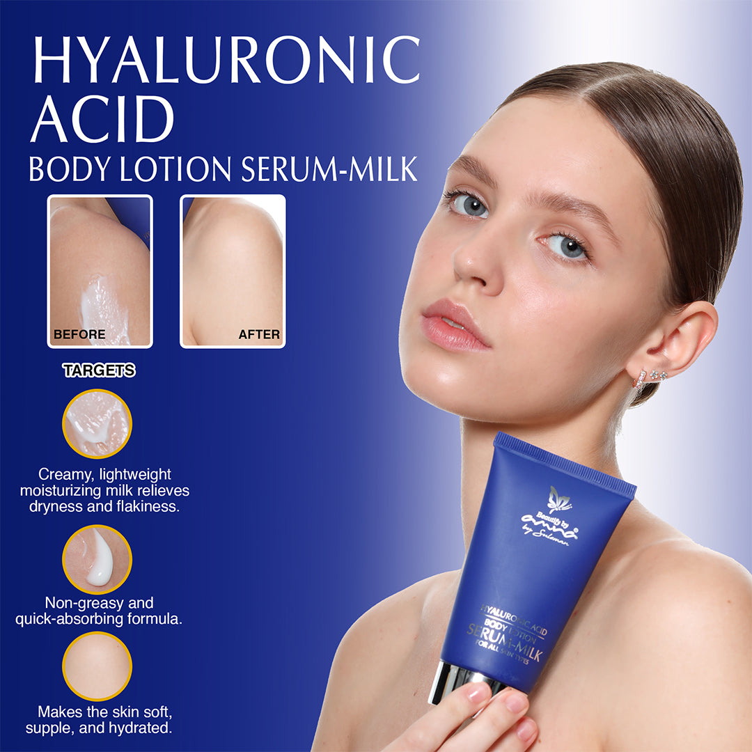 HYALURONIC ACID - BODY LOTION SERUM-MILK