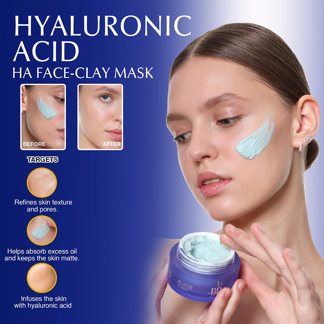 Clay Mask HYALURONIC ACID - HA Face-Clay Mask