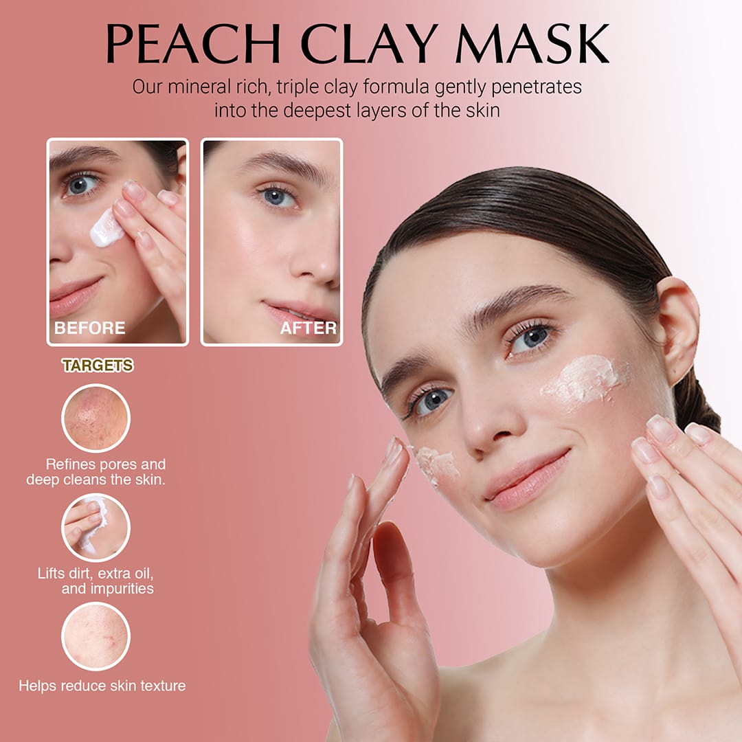 PEACH CLAY MASK PEACH CLAY MASK