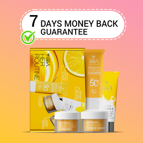 Her Routine Vitamin C Her Routine Vitamin C Box | Brightening Skincare Set | BBA Skincare Pakistan