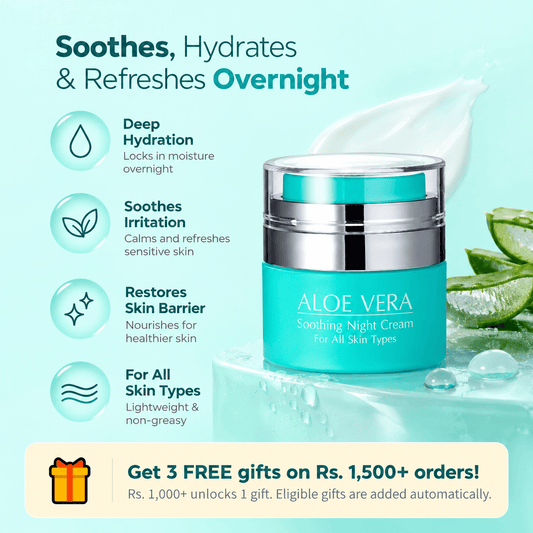 NIGHT CREAM ALOE VERA - SOOTHING NIGHT CREAM (for all skin type)