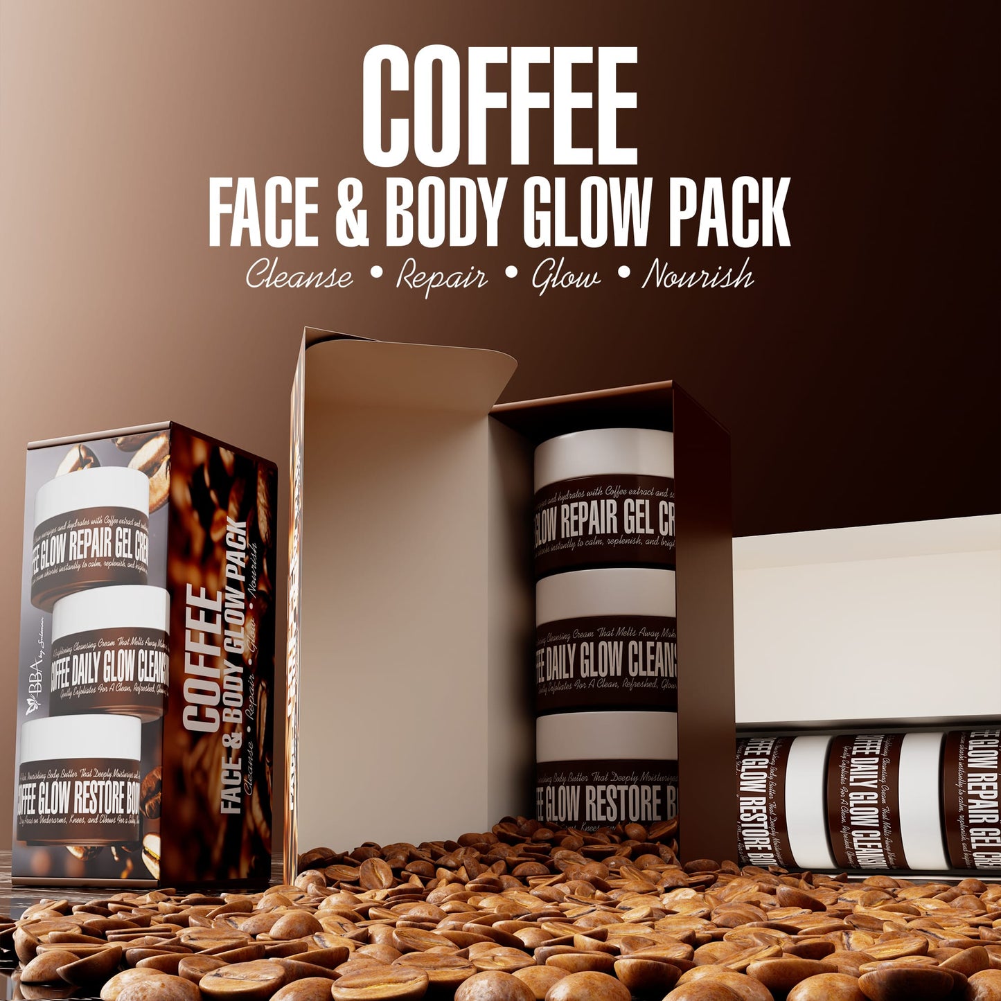 face & body Coffee Face & Body Glow Pack