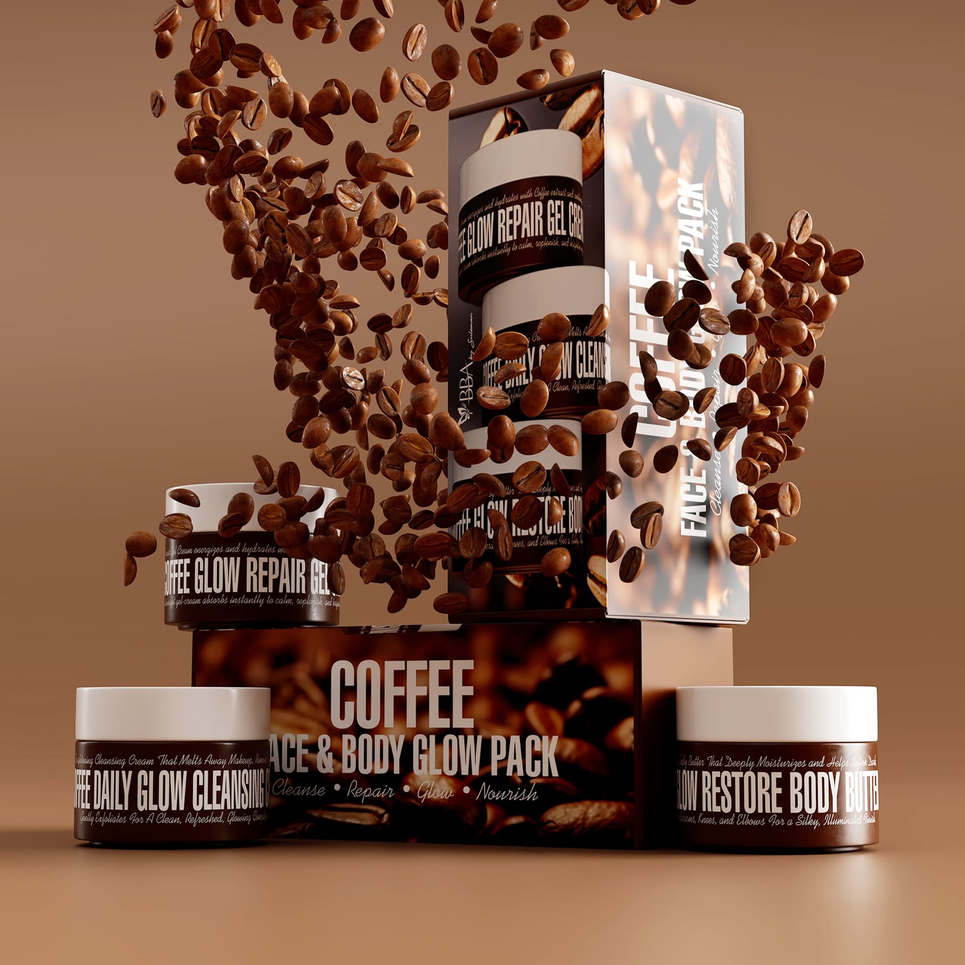 face & body Coffee Face & Body Glow Pack