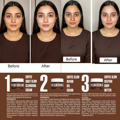 face & body Coffee Face & Body Glow Pack