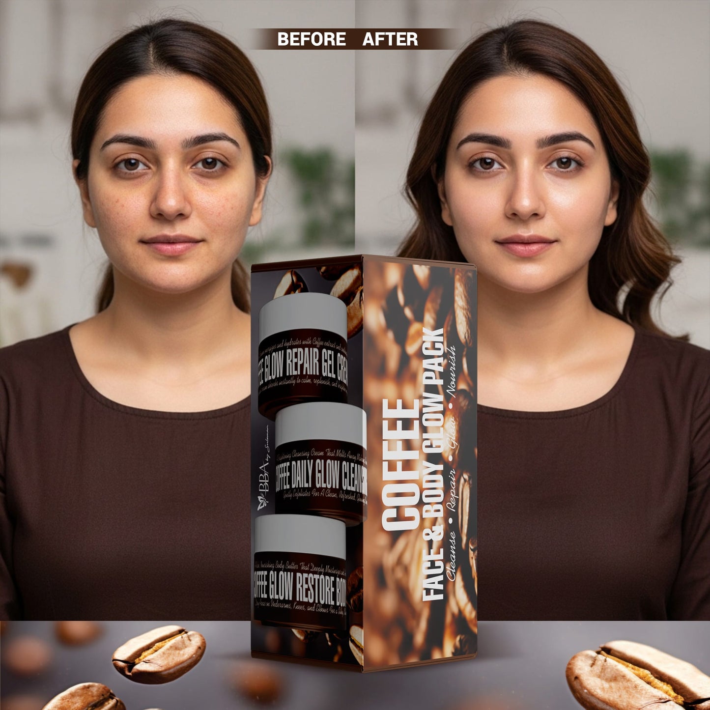 face & body Coffee Face & Body Glow Pack