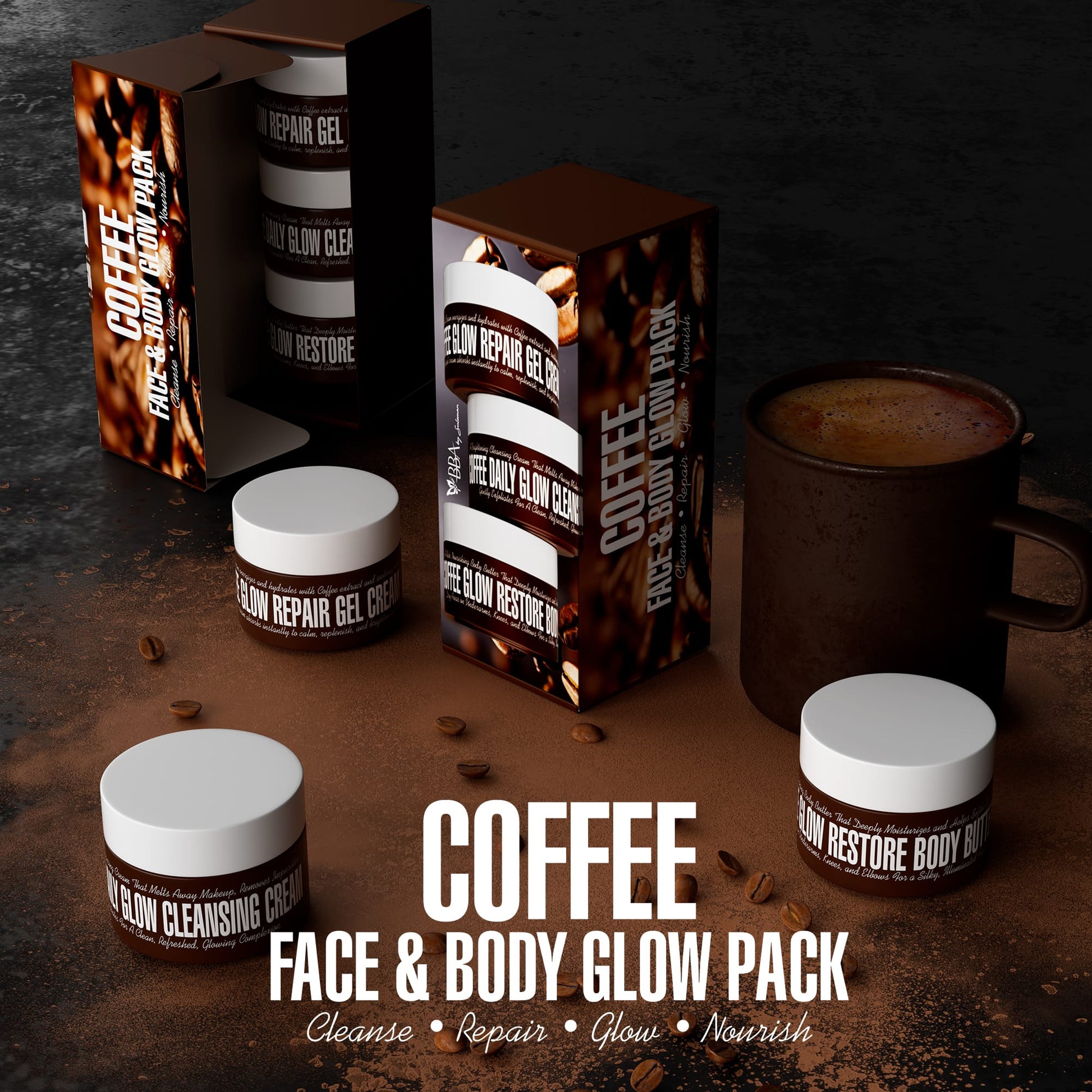 face & body Coffee Face & Body Glow Pack