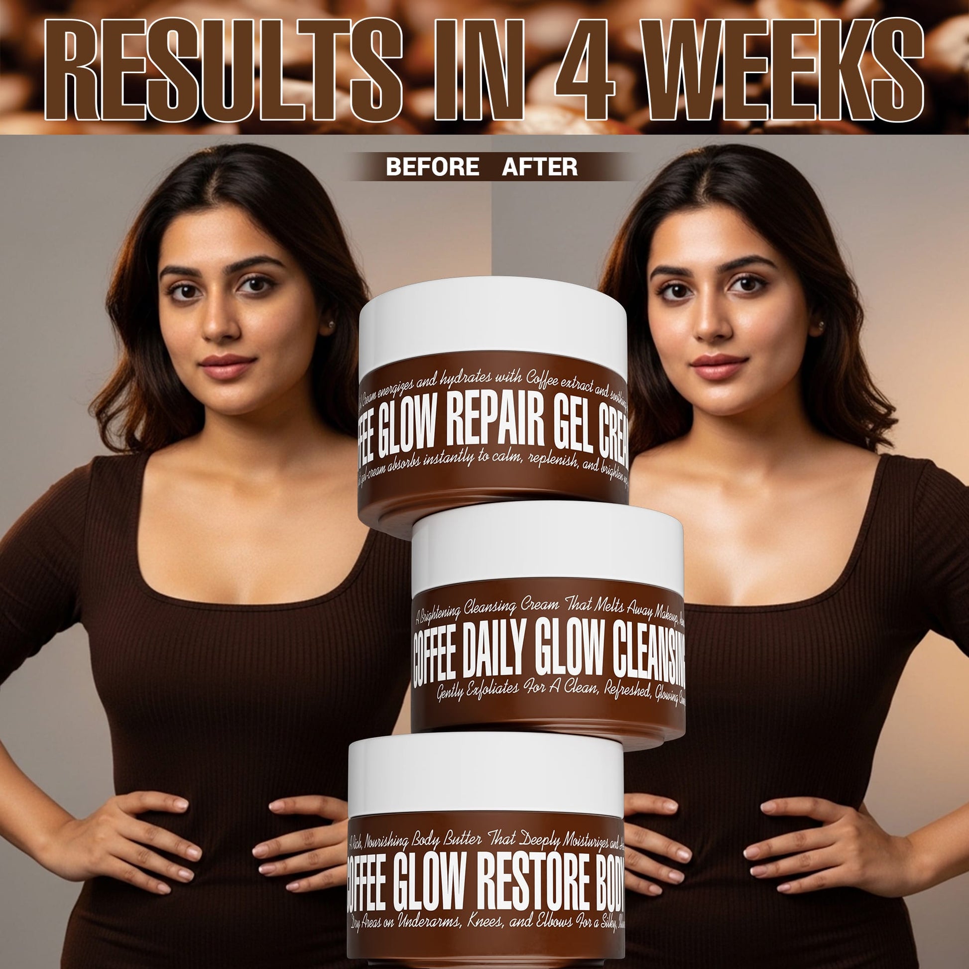face & body Coffee Face & Body Glow Pack
