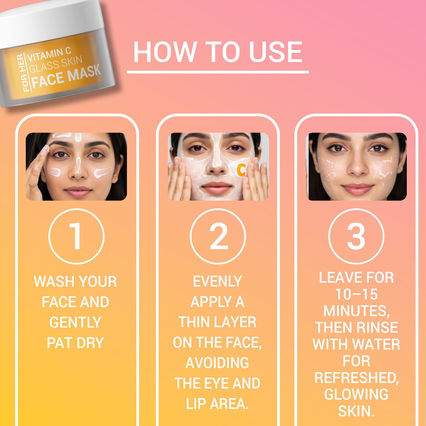 Her Routine Vitamin C Her Routine Vitamin C Box | Brightening Skincare Set | BBA Skincare Pakistan