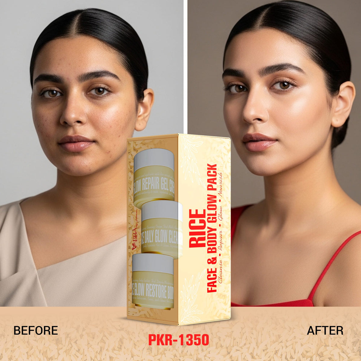Rice Face & Body Glow Pack Rice Face & Body Glow Pack