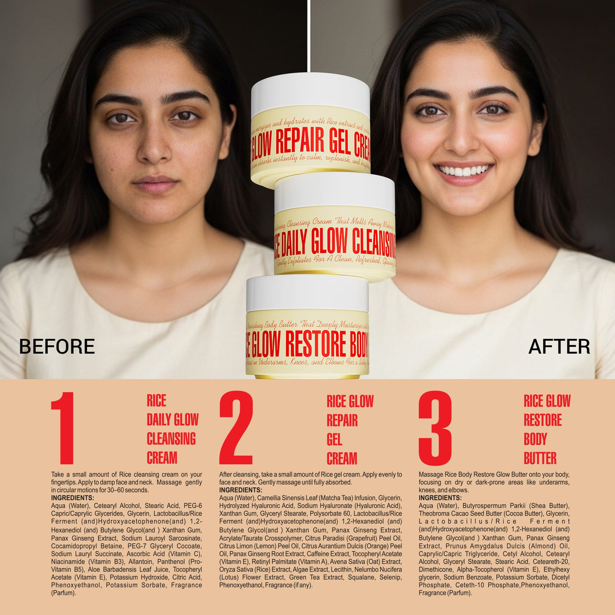 Rice Face & Body Glow Pack Rice Face & Body Glow Pack