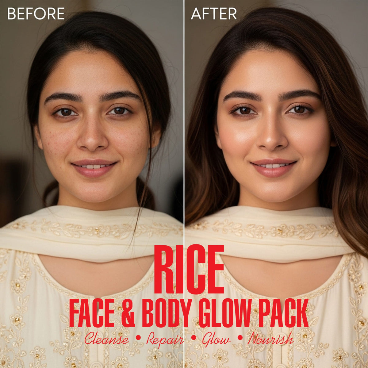 Rice Face & Body Glow Pack Rice Face & Body Glow Pack