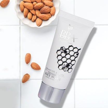 FACE WASH Almond Milk & Honey CLEANSING FACE WASH ( NORMAL TO DRY SKIN)