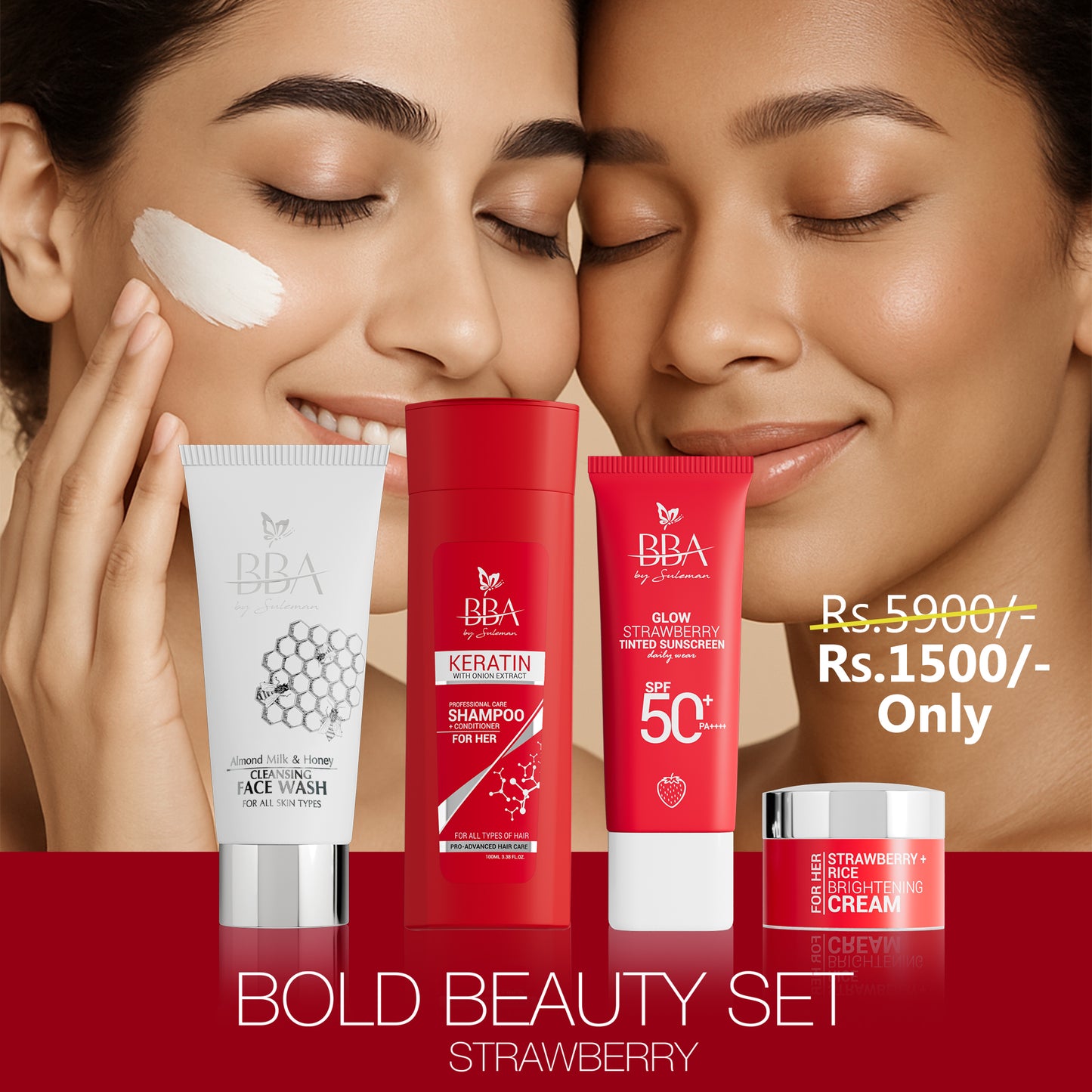 Bold Beauty Set (Strawberry)