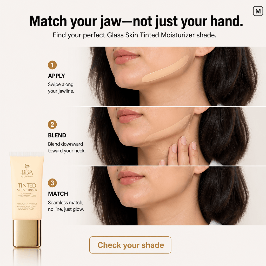 deal Korean Glass Skin Glow Kit | Tinted Moisturizer + Blush + Highlighter | BBA Skincare Pakistan