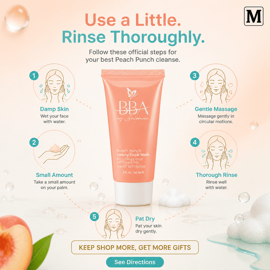 Peach Punch Foamy Face Wash Peach Punch Foamy Face Wash (For all skin types)