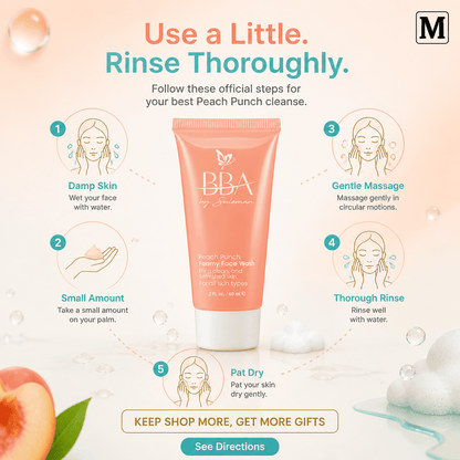 Peach Punch Foamy Face Wash Peach Punch Foamy Face Wash (For all skin types)