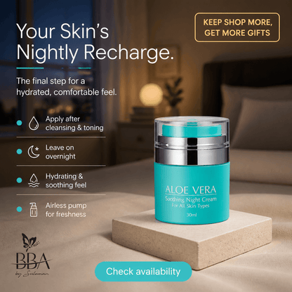 NIGHT CREAM ALOE VERA - SOOTHING NIGHT CREAM (for all skin type)