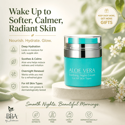 NIGHT CREAM ALOE VERA - SOOTHING NIGHT CREAM (for all skin type)