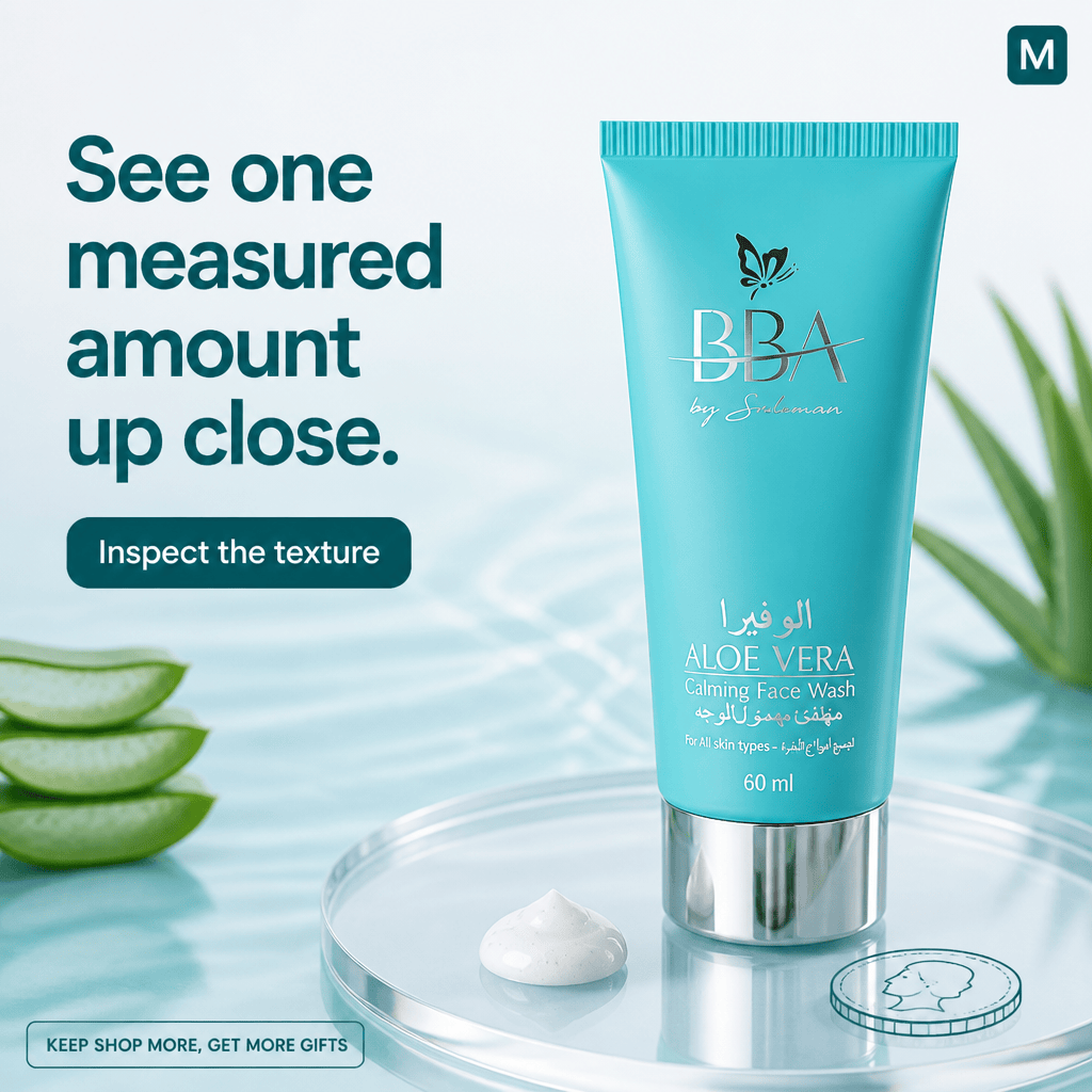 FACE WASH ALOE VERA - CALMING FACE WASH (FOR ALL SKIN TYPE)