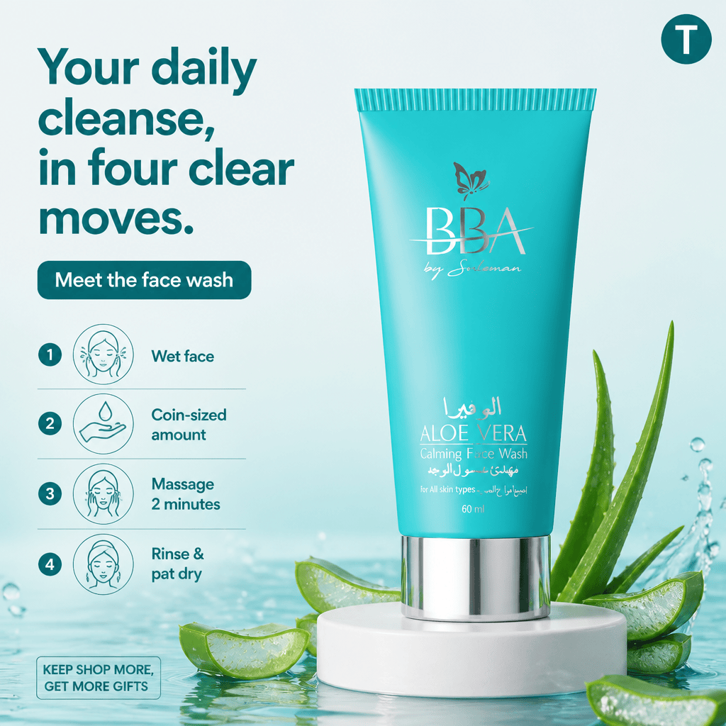 FACE WASH ALOE VERA - CALMING FACE WASH (FOR ALL SKIN TYPE)