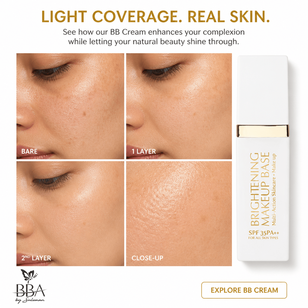 bb cream BRIGHTENING MAKEUP BASE (Multi-Action Skincare + Make up) BB CREAM