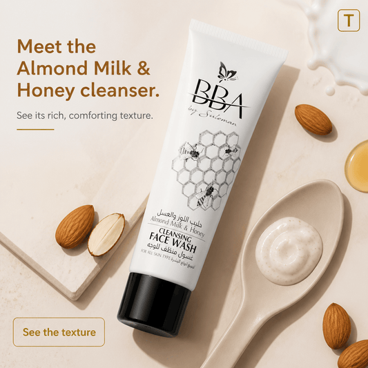 FACE WASH Almond Milk & Honey CLEANSING FACE WASH ( FOR ALL SKIN TYPES)