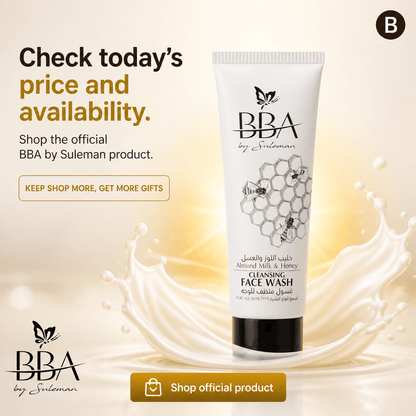 FACE WASH Almond Milk & Honey CLEANSING FACE WASH ( FOR ALL SKIN TYPES)