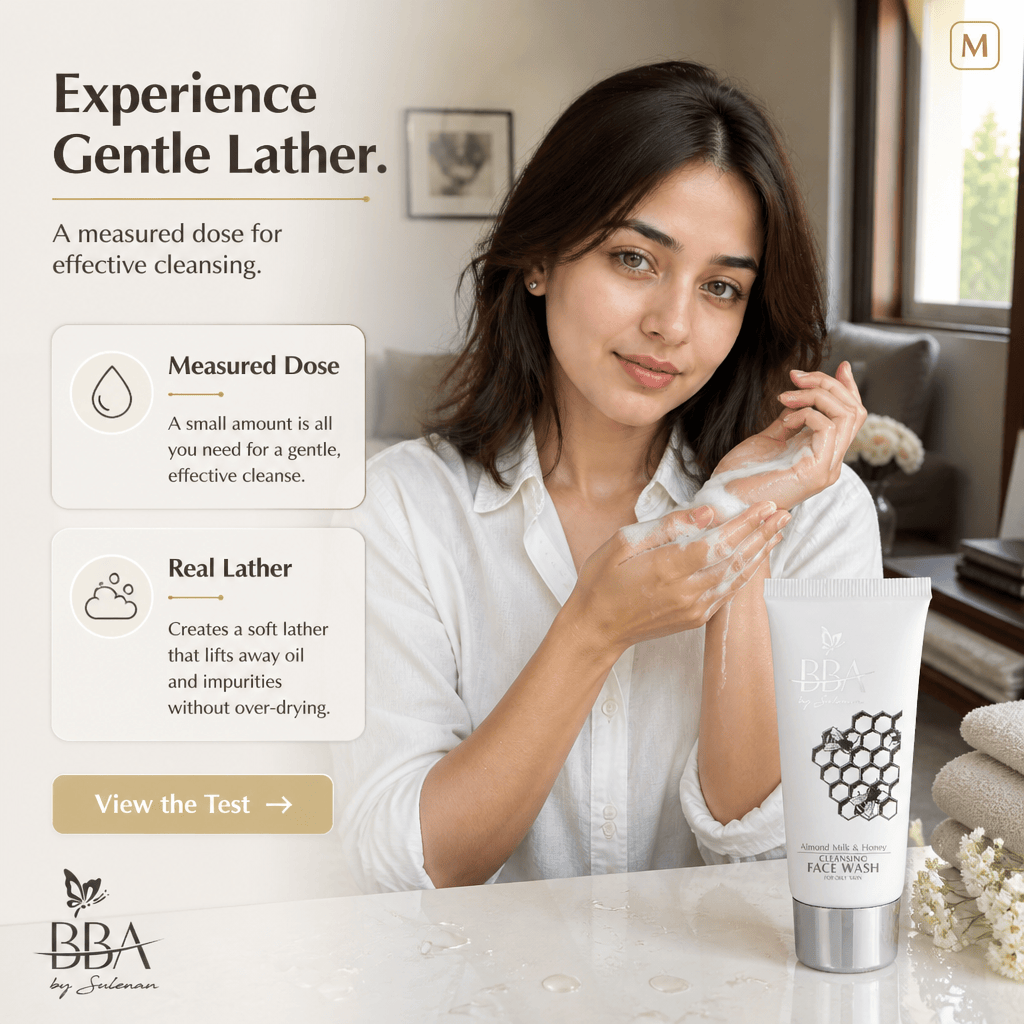 FACE WASH Almond Milk & Honey CLEANSING FACE WASH ( FOR OILY SKIN)