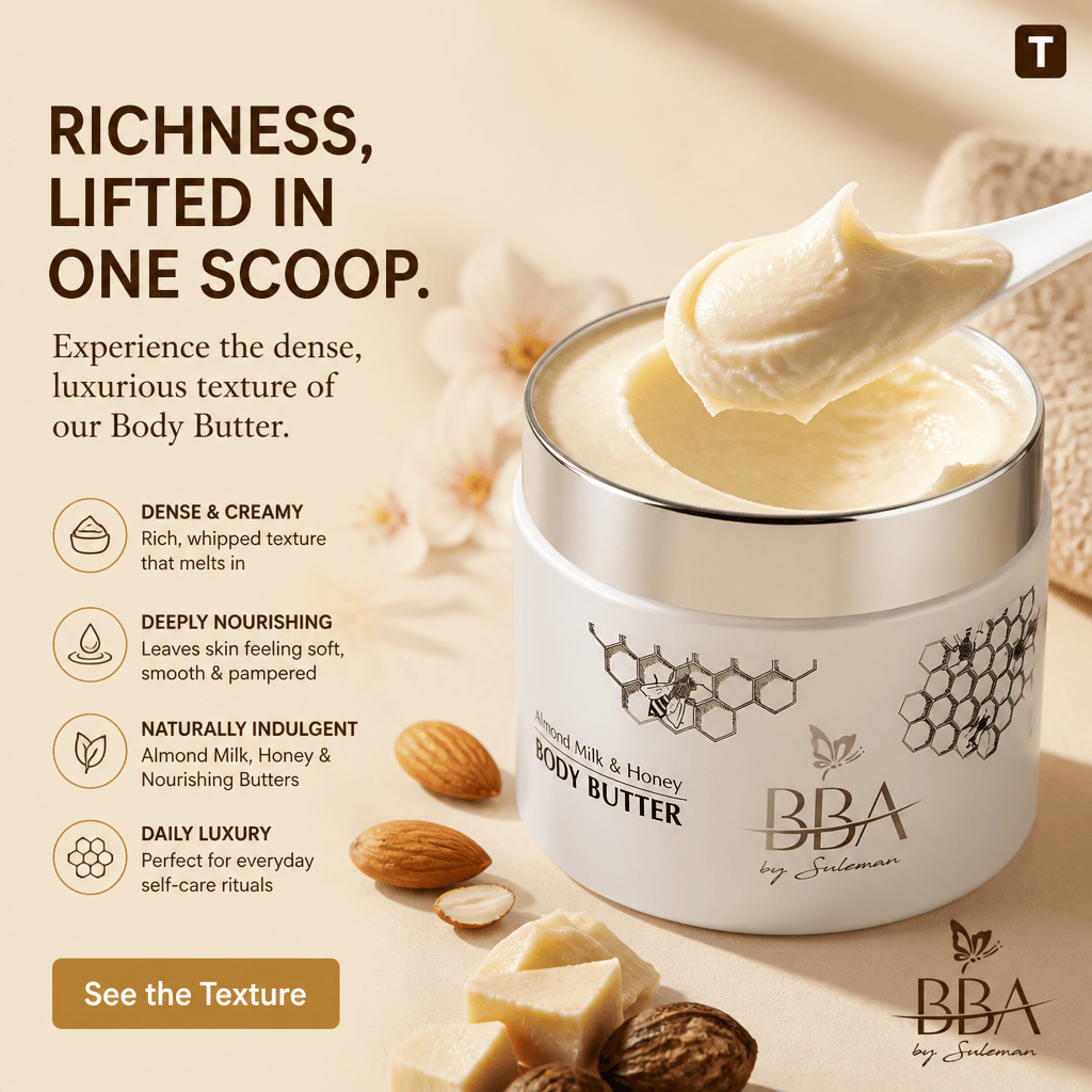 BODY BUTTER Almond Milk & Honey - BODY BUTTER