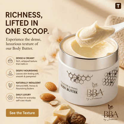 BODY BUTTER Almond Milk & Honey - BODY BUTTER