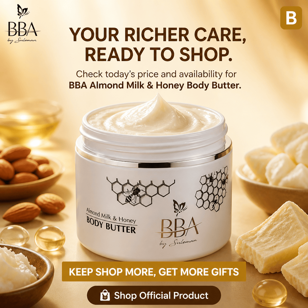 BODY BUTTER Almond Milk & Honey - BODY BUTTER