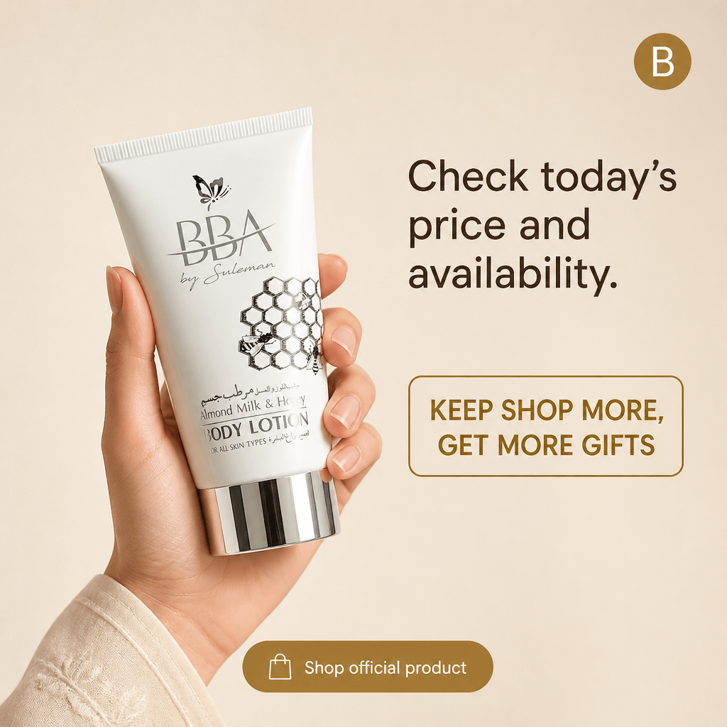 BODY LOTION Almond Milk & Honey - BODY LOTION (for all skin types)