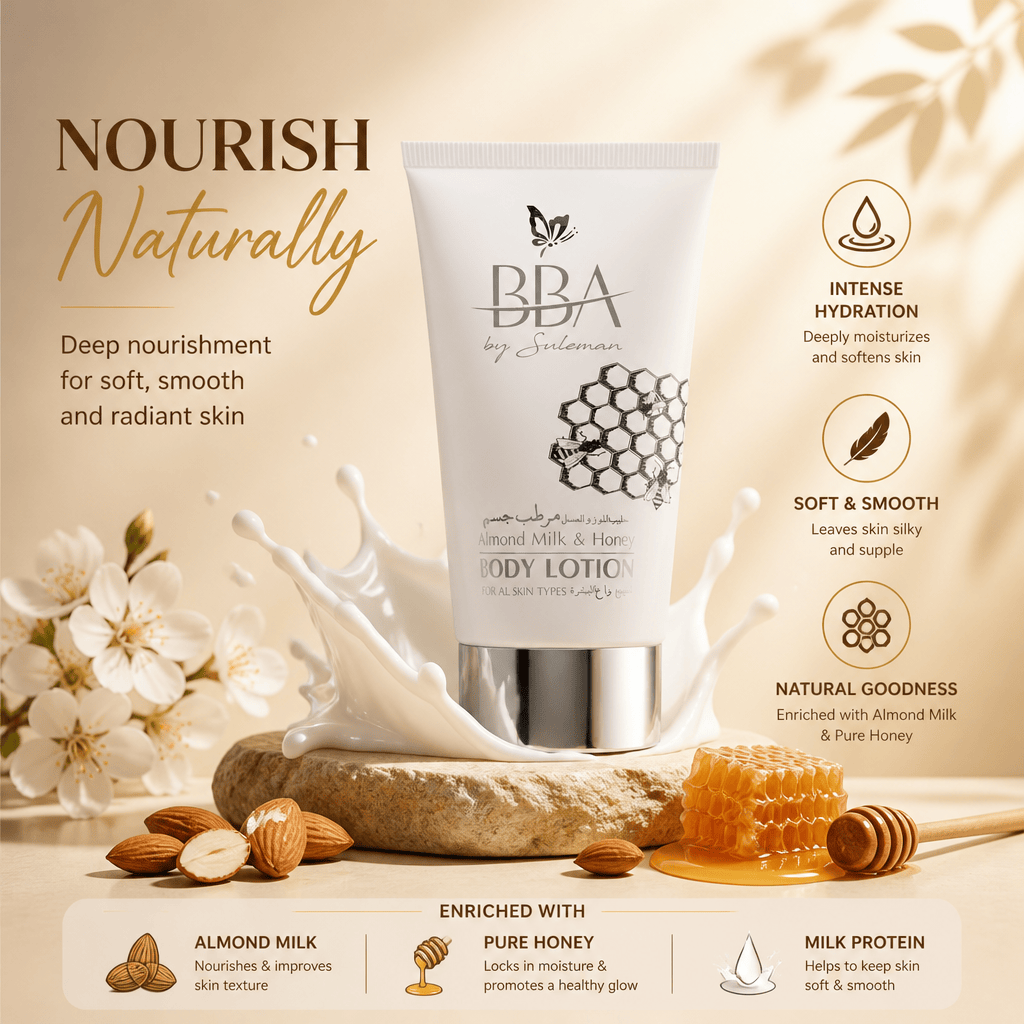 BODY LOTION Almond Milk & Honey - BODY LOTION (for all skin types)