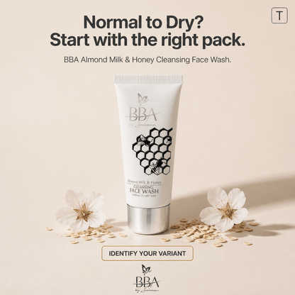 FACE WASH Almond Milk & Honey CLEANSING FACE WASH ( NORMAL TO DRY SKIN)