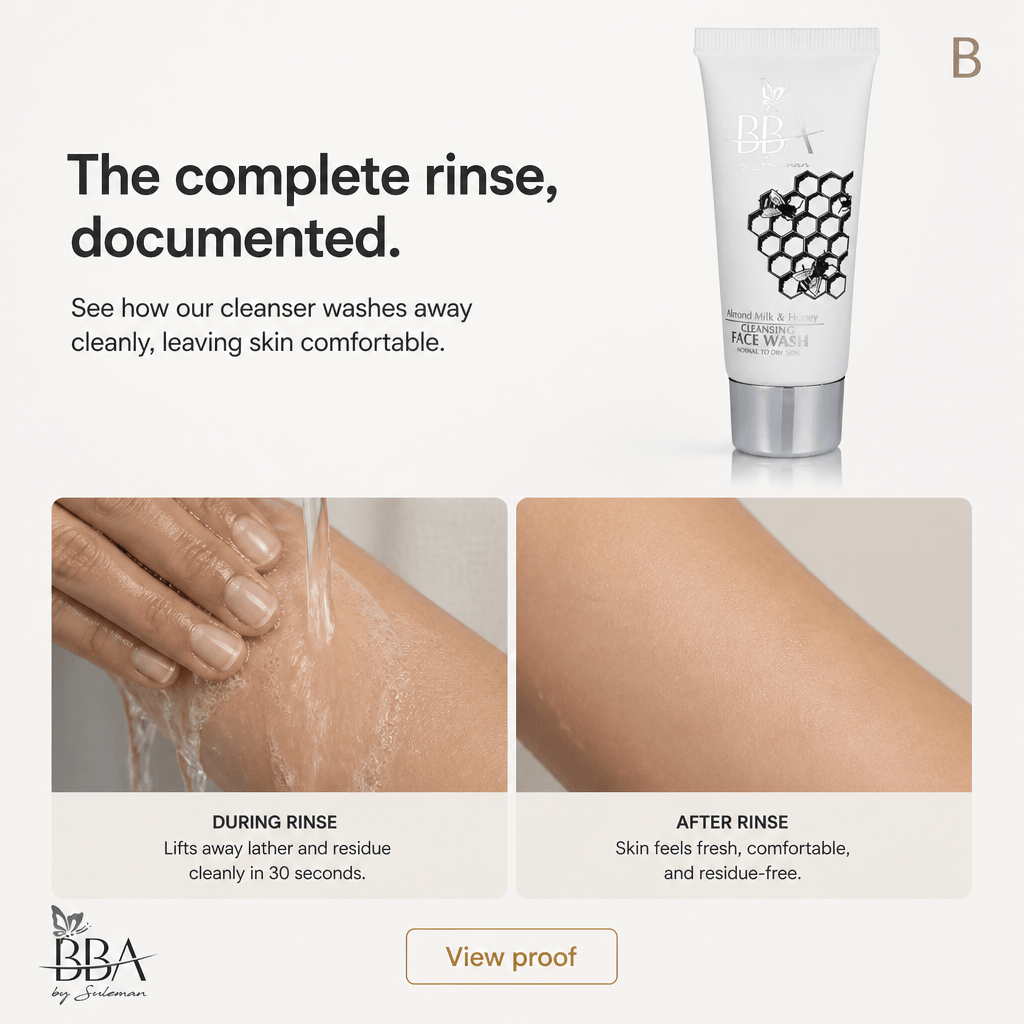 FACE WASH Almond Milk & Honey CLEANSING FACE WASH ( NORMAL TO DRY SKIN)