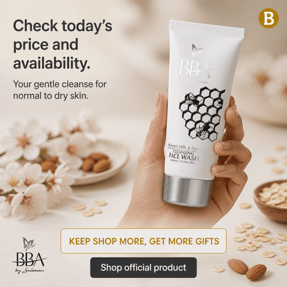 FACE WASH Almond Milk & Honey CLEANSING FACE WASH ( NORMAL TO DRY SKIN)