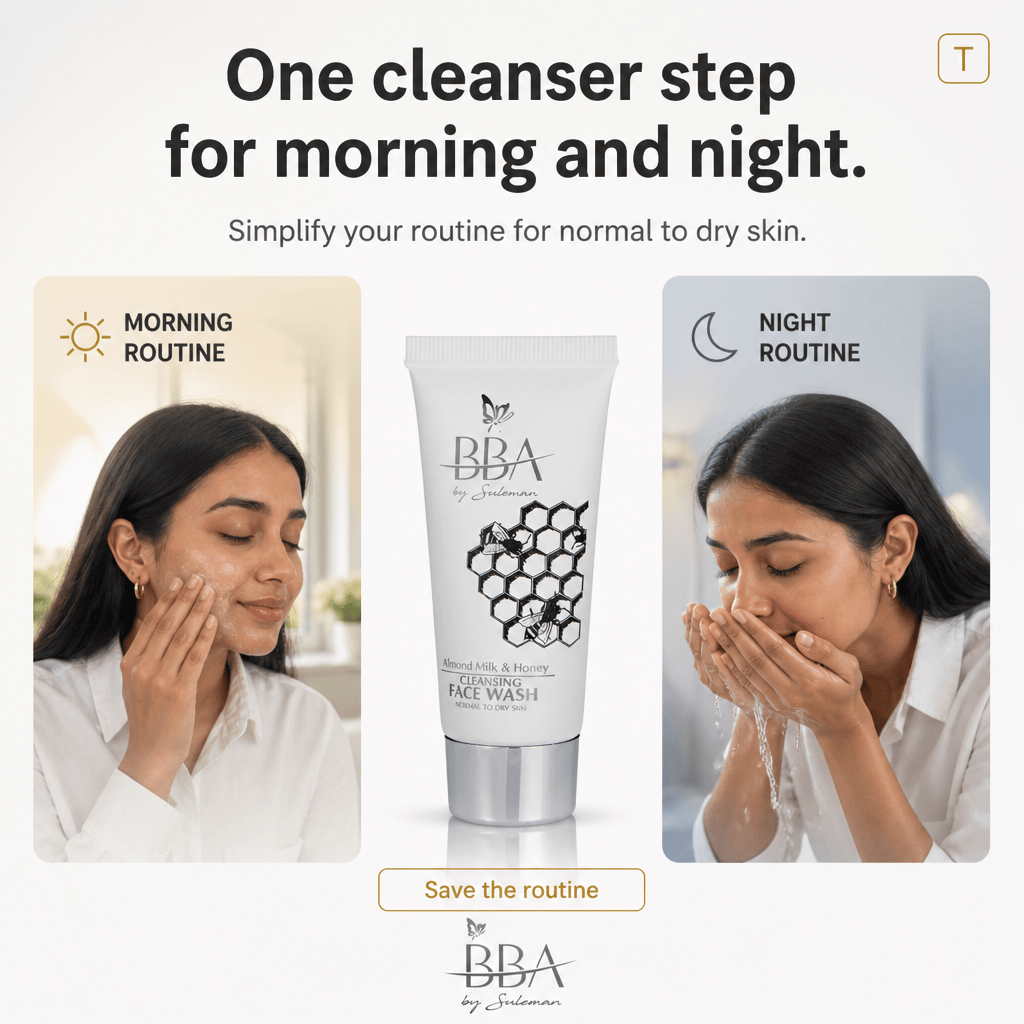 FACE WASH Almond Milk & Honey CLEANSING FACE WASH ( NORMAL TO DRY SKIN)