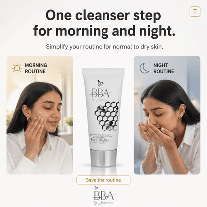 FACE WASH Almond Milk & Honey CLEANSING FACE WASH ( NORMAL TO DRY SKIN)