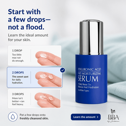 HYALURONIC ACID FACE SERUM HYALURONIC ACID - FACE MOISURIZING SERUM