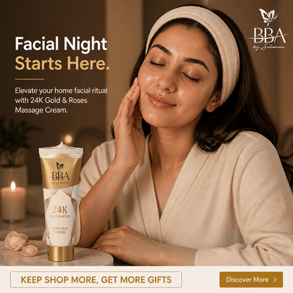 24K Gold & Roses Massage Cream