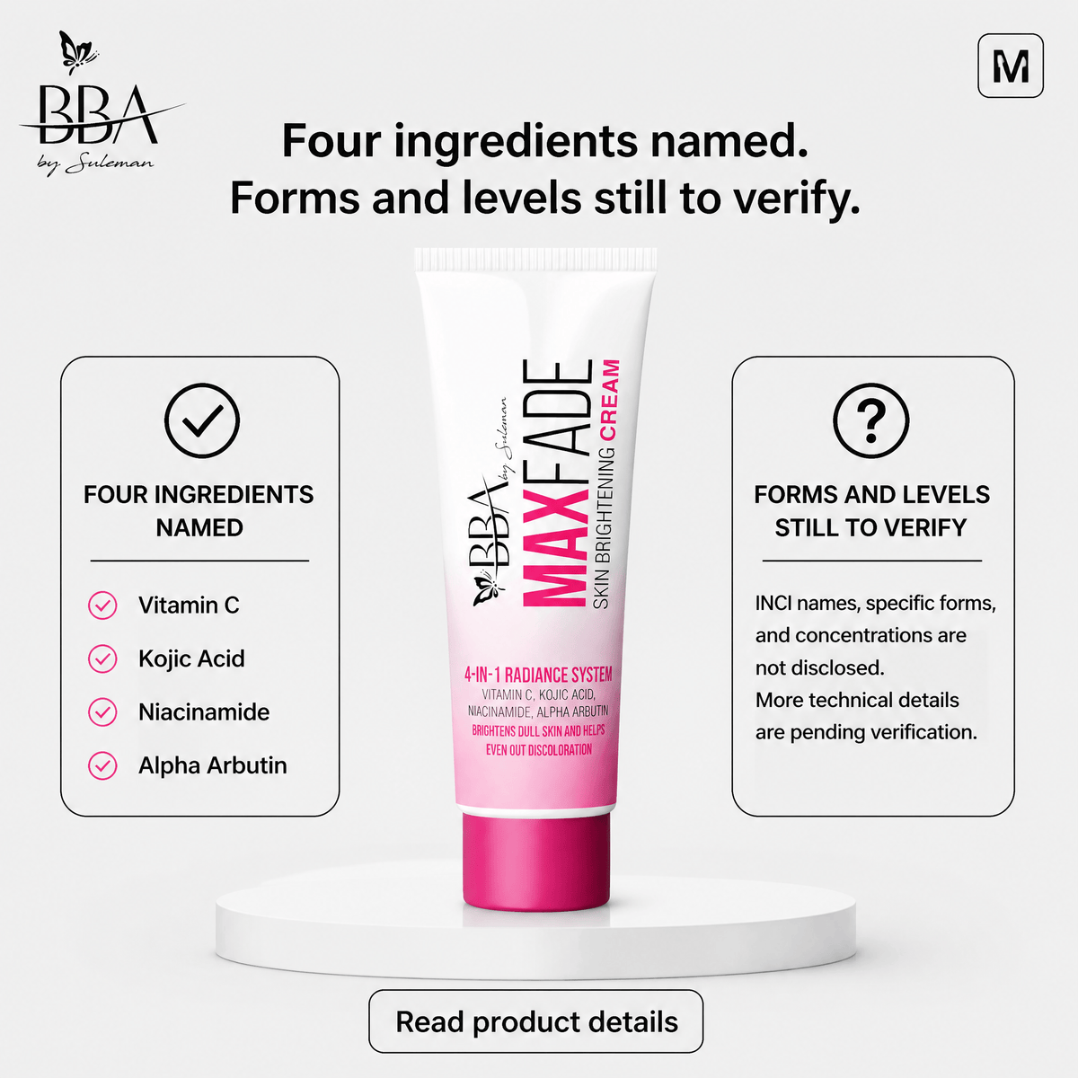 Brightening Cream Maxfade Skin Brightening Cream