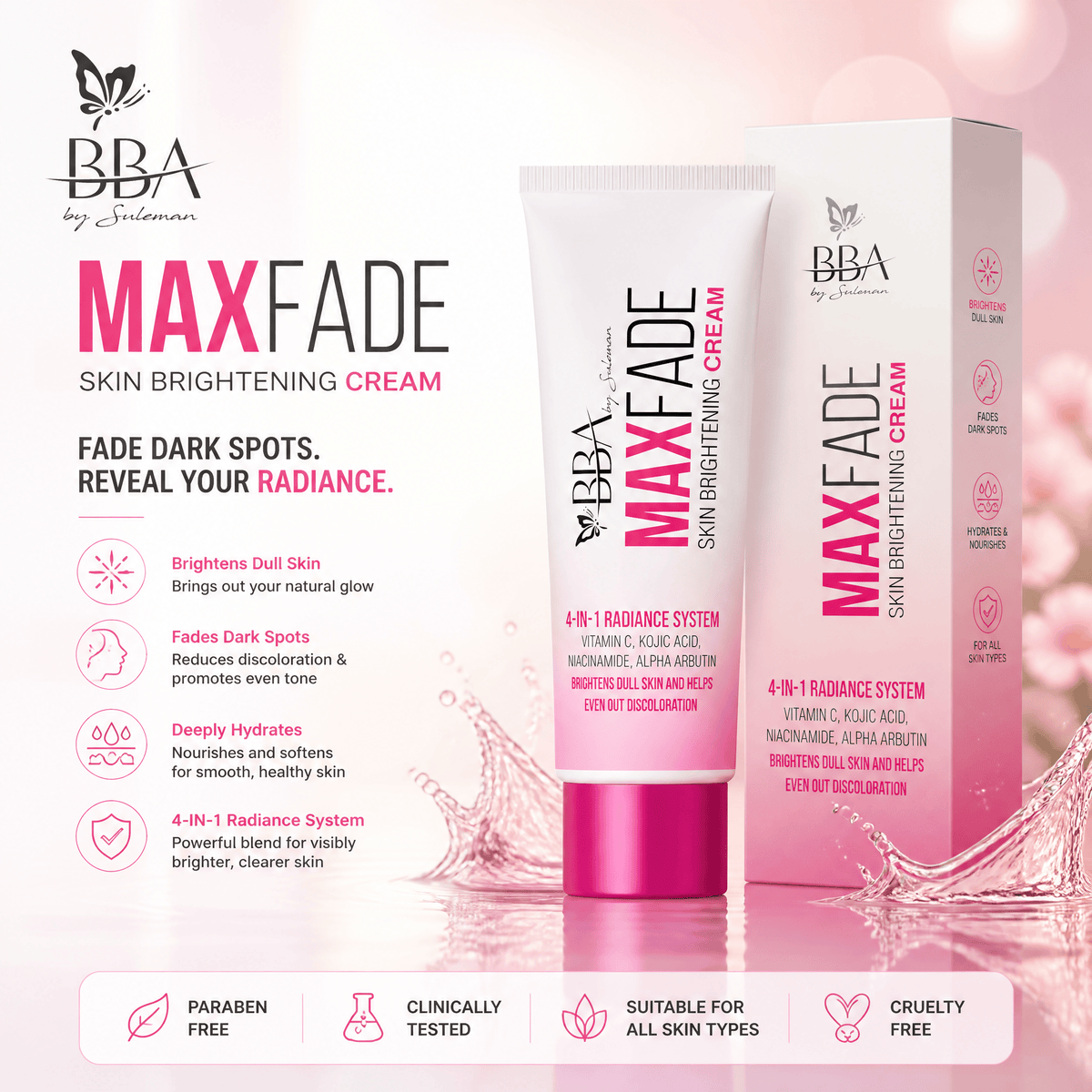 Brightening Cream Maxfade Skin Brightening Cream