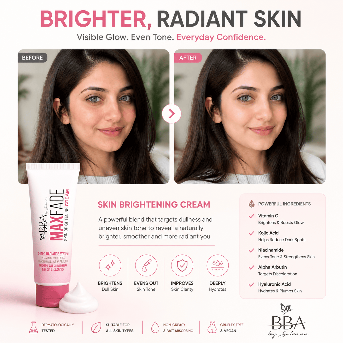 Brightening Cream Maxfade Skin Brightening Cream