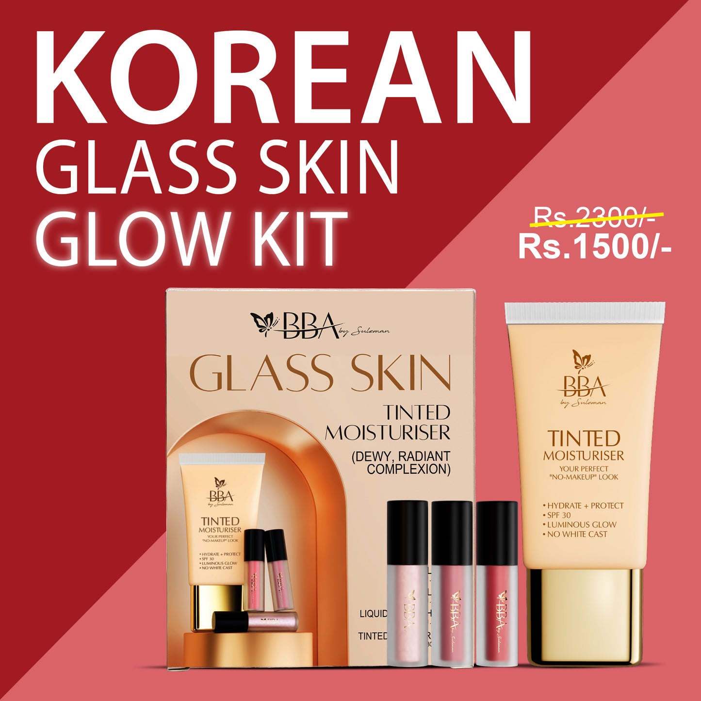 Korean Glass Skin Glow Kit