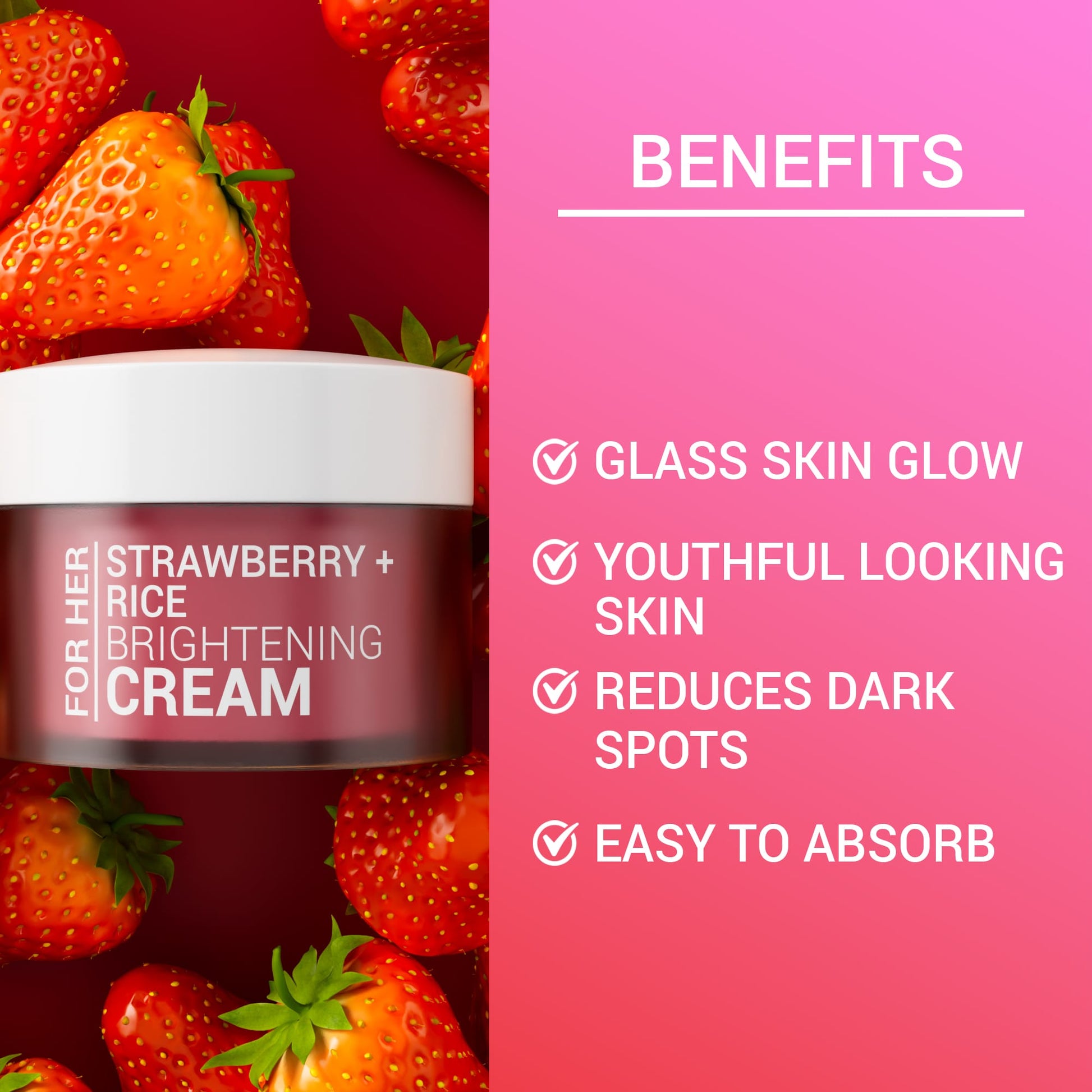 skincare, haircare routine Bold Beauty Set | Strawberry Skincare + Haircare Routine | BBA Skincare Pakistan